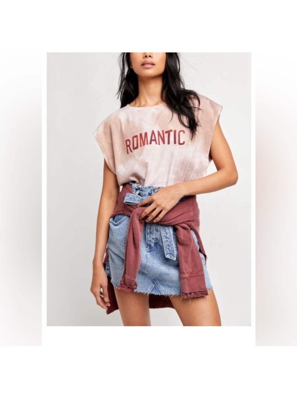Free People We The Free Romantic Love Only Tee nwot size xs